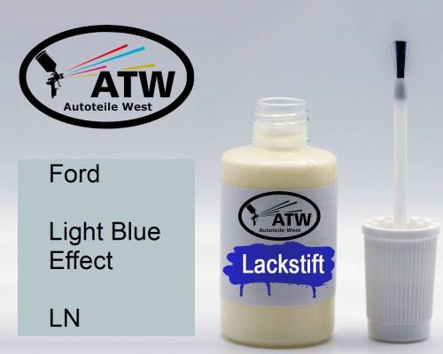 Ford, Light Blue Effect, LN: 20ml Lackstift, von ATW Autoteile West.
